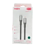 کابل آیفون مدل MAX M15 (USB-C به Lightning) با دوام بالا